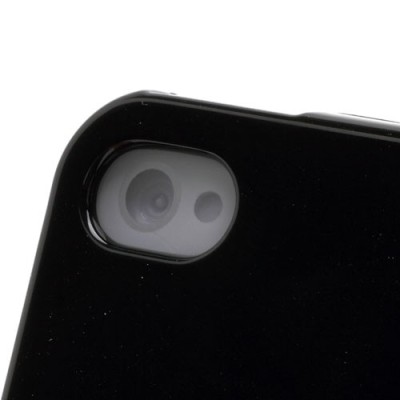 Mercury TPU kieto silikono juodas Apple iPhone 4S dėklas - nugarėlė / Priedai.lt