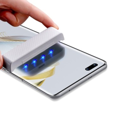 Huawei Nova 10 Pro „Mocolo“ UV Light Irradiation sustiprintos apsaugos skaidrus pilnai dengiantis apsauginis ekrano stiklas | Pr