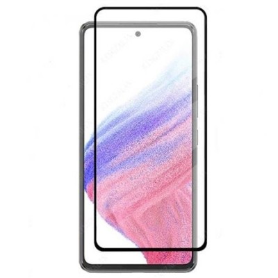 Samsung Galaxy A53 5G (SM-A536B) „Guardian“ 9H Tempered Glass sustiprintos apsaugos juodas pilnai dengiantis apsauginis ekrano s