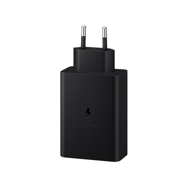 „Samsung“ PD Power Trio sieninis įkroviklis (65W) - juodas