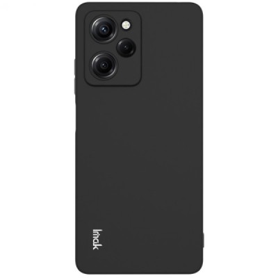 Xiaomi Redmi Note 12 Pro (Poco X5 Pro) Imak kieto silikono TPU juodas dėklas - nugarėlė | Priedai.lt