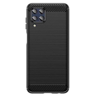 Samsung Galaxy M33 (M336B) „Carbon“ kieto silikono TPU juodas dėklas - nugarėlė | Priedai.lt