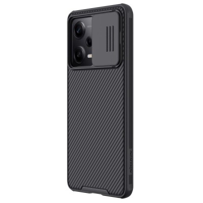 Xiaomi Redmi Note 12 Pro (Poco X5 Pro) „Nillkin“ CamShield juodas dėklas, nugarėlė su kameros apsauga | Priedai.lt