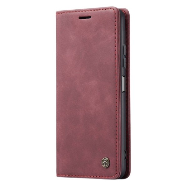 „CaseMe“ Retro Tugev tahke kaaned - burgundi (Redmi Note 12 Pro / Poco X5 Pro)