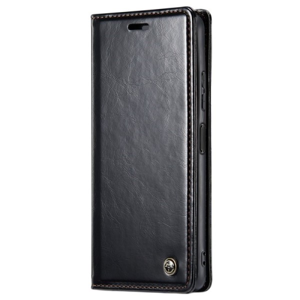 „CaseMe“ Leather Tugev tahke kaaned - must (Redmi Note 12 Pro / Poco X5 Pro)