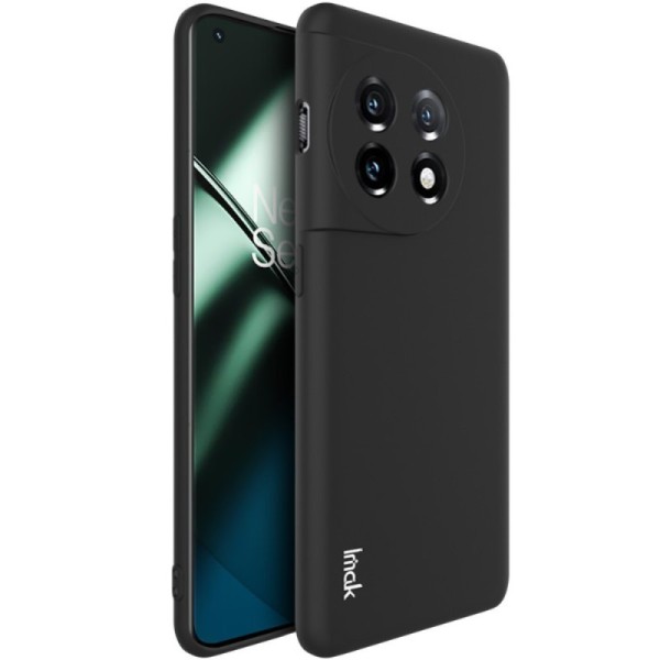 „Imak“ Kõva silikoon (TPU) kaaned - must (OnePlus 11)