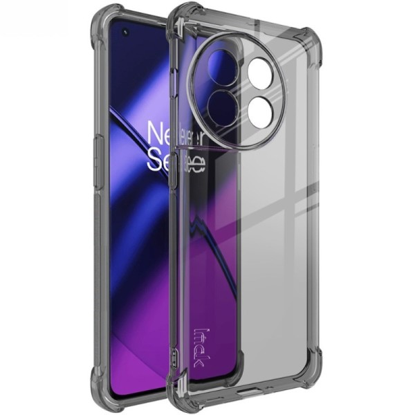 „Imak“ Tugevdatud turvalisus Kõva silikoon (TPU) kaaned - läbipaistev / hall (OnePlus 11)