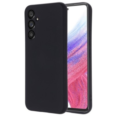 Samsung Galaxy A54 (SM-A546B) Shell kieto silikono (TPU) dėklas juodas - nugarėlė | Priedai.lt