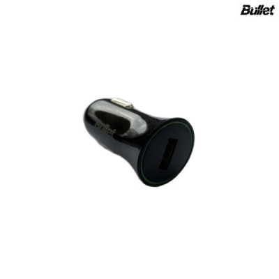 „Bullet“ automobilinis įkroviklis su USB lizdu (2.4A) | Priedai.lt