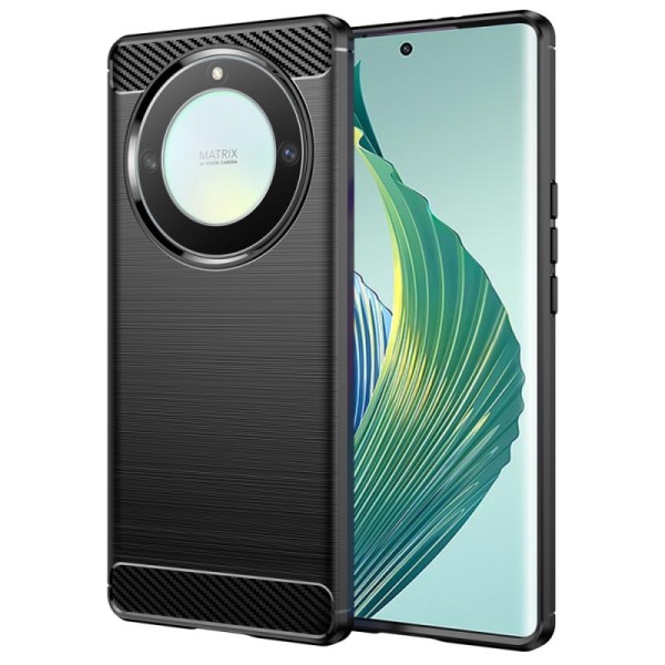 „Carbon“ Kõva silikoon (TPU) kaaned - must (Honor Magic 5 Lite / X9a)