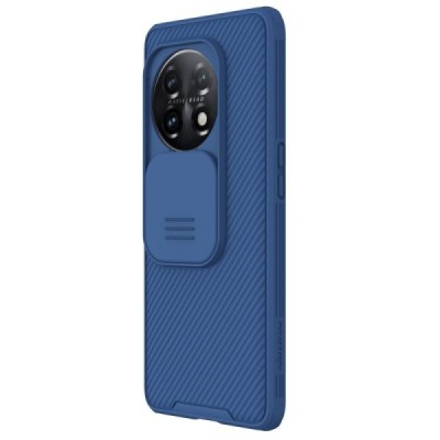 OnePlus 11 „Nillkin“ CamShield Pro mėlynas dėklas, nugarėlė su kameros apsauga | Priedai.lt