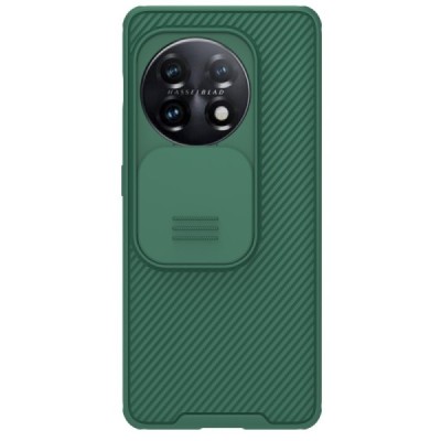 OnePlus 11 „Nillkin“ CamShield Pro žalias dėklas, nugarėlė su kameros apsauga | Priedai.lt