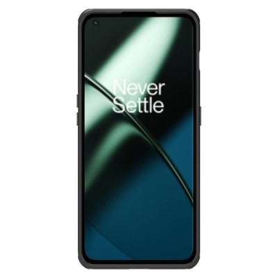 Nillkin Frosted Shield OnePlus 11 juodas plastikinis dėklas | Priedai.lt