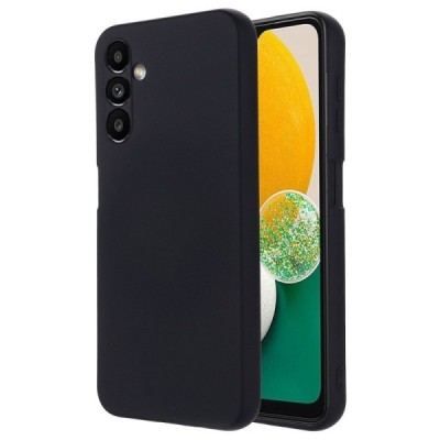 Samsung Galaxy A14 4G (SM-A145F) Shell kieto silikono (TPU) dėklas juodas - nugarėlė | Priedai.lt