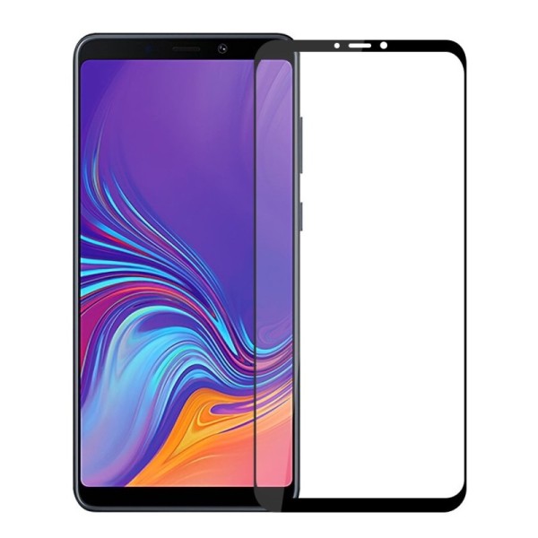 „Mofi“ Tempered Glass kaitsev ekraaniklaas 0.26 mm - must (Galaxy A9 2018)
