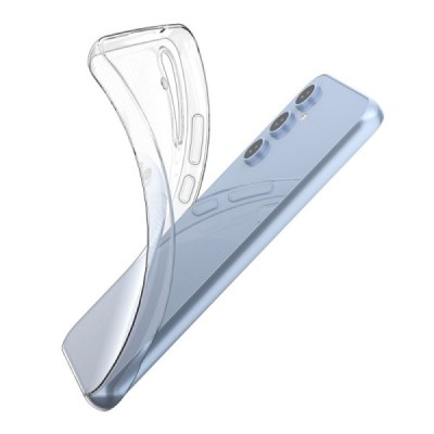 Samsung Galaxy A54 (SM-A546B) kieto silikono TPU skaidrus dėklas - nugarėlė | Priedai.lt