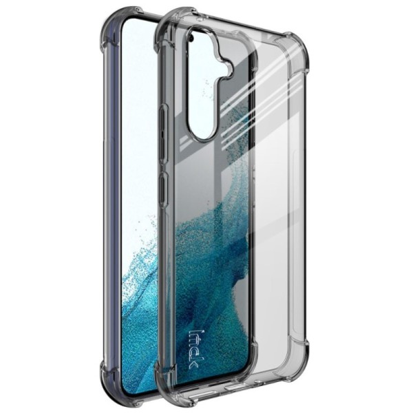 „Imak“ Tugevdatud turvalisus Kõva silikoon (TPU) kaaned - läbipaistev / hall (Galaxy A54)