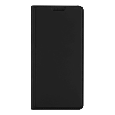 „Dux Ducis“ Skin serijos Samsung Galaxy A34 5G (SM-A346E) juodas odinis atverčiamas dėklas | Priedai.lt