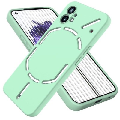 Nothing Phone 1 Shell kieto silikono (TPU) dėklas žalias - nugarėlė | Priedai.lt