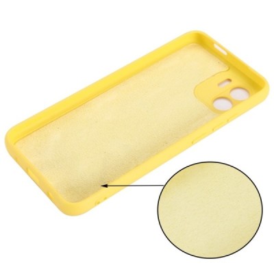 Xiaomi Redmi A2 (A1) Shell kieto silikono (TPU) dėklas geltonas - nugarėlė | Priedai.lt
