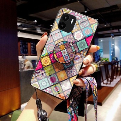 Xiaomi Redmi A2 (Redmi A1) „Pattern“ kieto silikono TPU spalvotas dėklas - nugarėlė | Priedai.lt