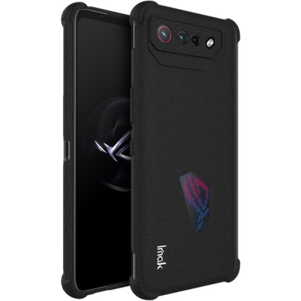 „Imak“ Tugevdatud turvalisus Kõva silikoon (TPU) kaaned - must (Rog Phone 7)
