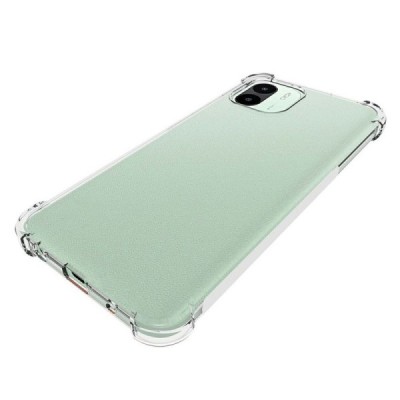Sustiprintos apsaugos Xiaomi Redmi A2 (Redmi A1) skaidrus kieto silikono (TPU) dėklas | Priedai.lt