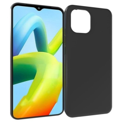 Xiaomi Redmi A2 (Redmi A1) kieto silikono TPU juodas dėklas - nugarėlė | Priedai.lt