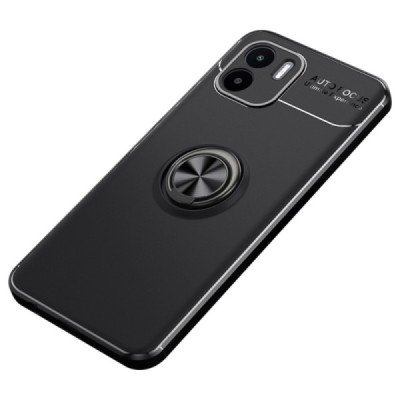 Xiaomi Redmi A2 (Redmi A1) „FOCUS“ Kickstand kieto silikono TPU juodas dėklas - nugarėlė | Priedai.lt