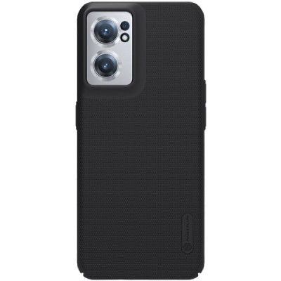 Nillkin Frosted Shield OnePlus Nord CE 2 juodas plastikinis dėklas | Priedai.lt
