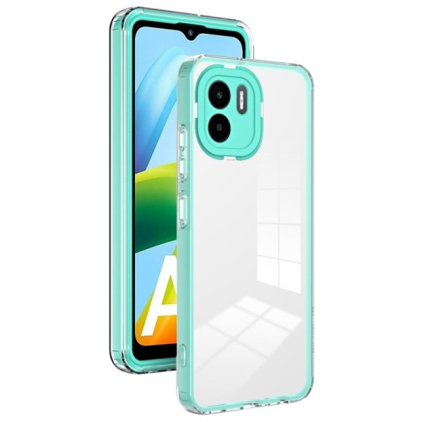 „Candy“ Kõva silikoon (TPU) kaaned - läbipaistev / piparmünt (Redmi A2 / A1)