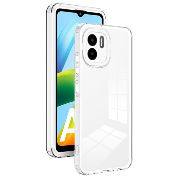 „Candy“ Kõva silikoon (TPU) kaaned - läbipaistev / valge (Redmi A2 / A1)