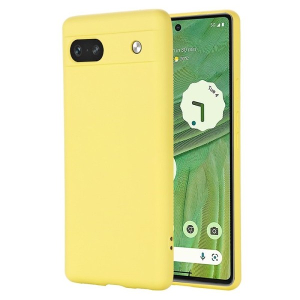„Shell“ Kõva silikoon (TPU) kaaned - kollane (Pixel 7A)