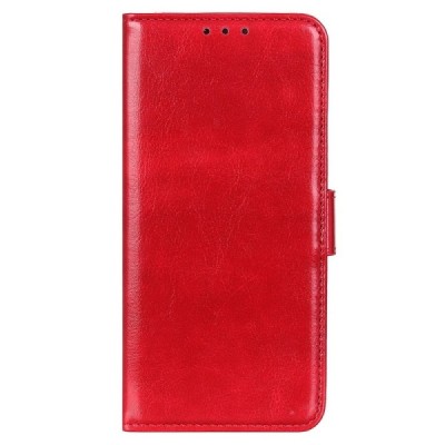 Nokia G22 atverčiamas raudonas odinis dėklas - piniginė | Priedai.lt