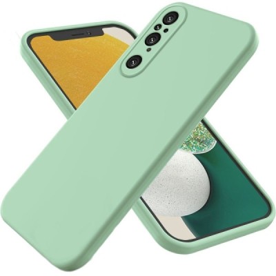 Sony Xperia 1 V Shell kieto silikono TPU žalias dėklas - nugarėlė | Priedai.lt