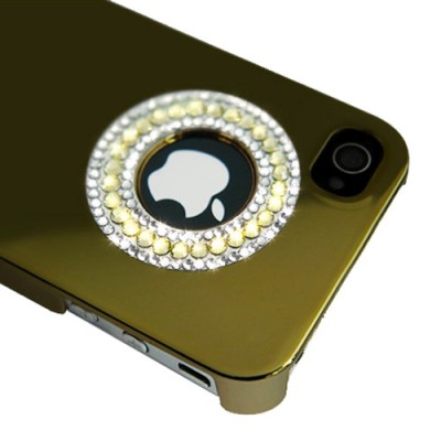 „Leshine“ auksinis Apple iPhone 4S dėklas - širdelės (dėkliukas, nugarėlė) / Priedai.lt
