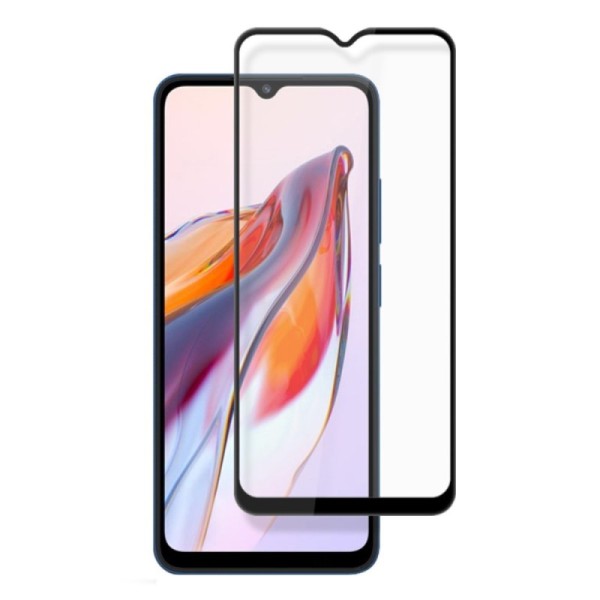 „Mocolo“ Tempered Glass kaitsev ekraaniklaas 2.5D - must (Redmi 12C)