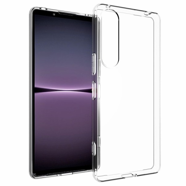 Kõva silikoon (TPU) kaaned - läbipaistev (Xperia 1 V)