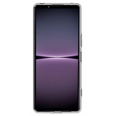 Sony Xperia 1 V kieto silikono TPU skaidrus dėklas - nugarėlė | Priedai.lt