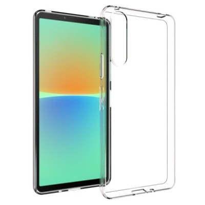 Sony Xperia 10 V kieto silikono TPU skaidrus dėklas - nugarėlė | Priedai.lt