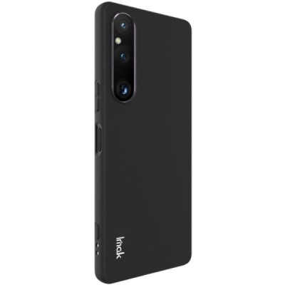 Sony Xperia 1 V „Imak“ kieto silikono TPU juodas dėklas - nugarėlė | Priedai.lt