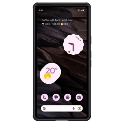 Google Pixel 7A „Nillkin“ CamShield juodas dėklas, nugarėlė su kameros apsauga | Priedai.lt
