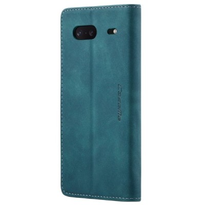 Google Pixel 7 CaseMe Retro solidus atverčiamas žalias odinis dėklas - knygutė | Priedai.lt