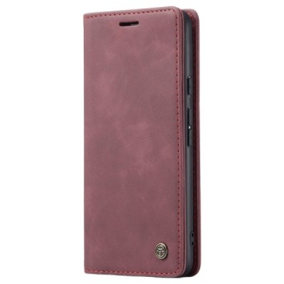 Google Pixel 7 Pro CaseMe Retro solidus atverčiamas bordo odinis dėklas - knygutė | Priedai.lt