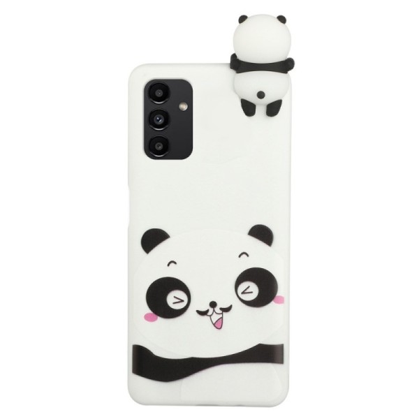„Squezy“ Panda Kõva silikoon (TPU) kaaned - valge (Galaxy A14 5G)