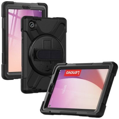 Lenovo Tab M8 8" Gen 4 sustiprintos apsaugos (360°) juodas dėklas - nugarėlė | Priedai.lt