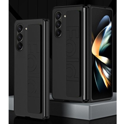 Samsung Galaxy Fold5 5G (F946B) Foldable juodas plastikinis dėklas - nugarėlė | Priedai.lt