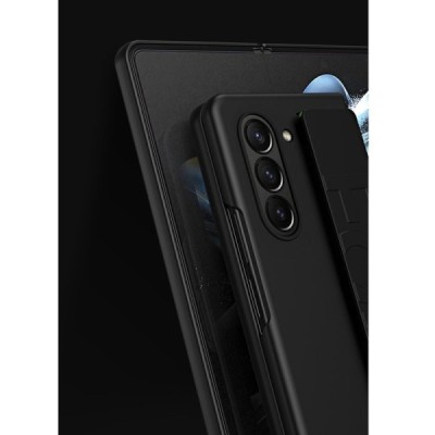 Samsung Galaxy Fold5 5G (F946B) Foldable juodas plastikinis dėklas - nugarėlė | Priedai.lt