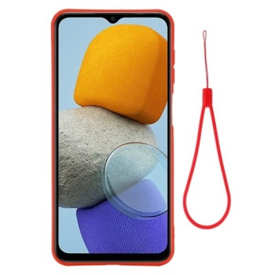 Samsung Galaxy M23 (SM-M236B, SM-E236B) Shell kieto silikono TPU raudonas dėklas - nugarėlė | Priedai.lt