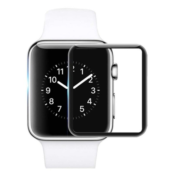 „Premium“ Tempered Glass kaitsev ekraaniklaas 0.3 mm - must (Watch SE 2022 / SE / 6 / 5 / 4)